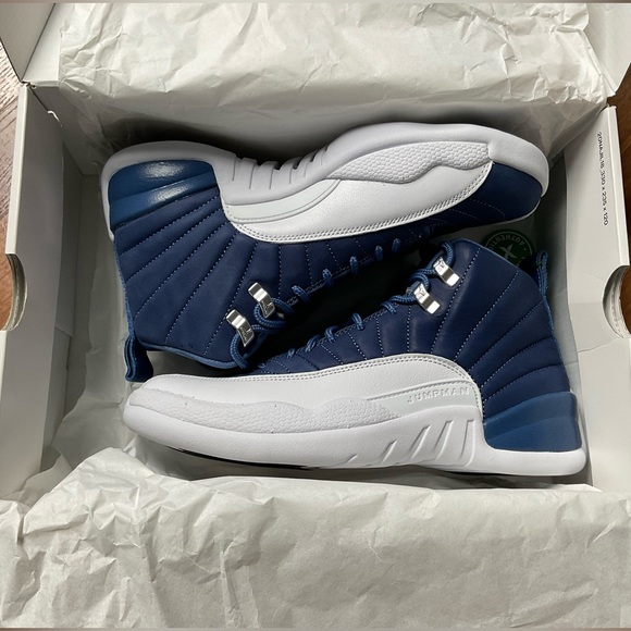 Jordan 12 Retro Indigo (stone blue/legend blue) - Picture 4 of 8